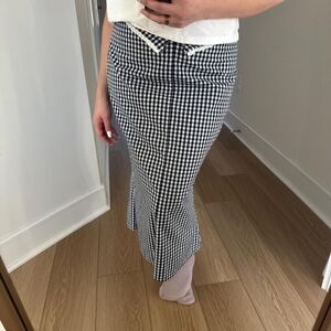 Zara Black and White Skirt